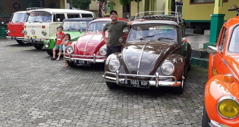 Koleksi mobil Volkswagen Biem Benyamin putra komedian legendaris Betawi, Benyamin Suaeb
