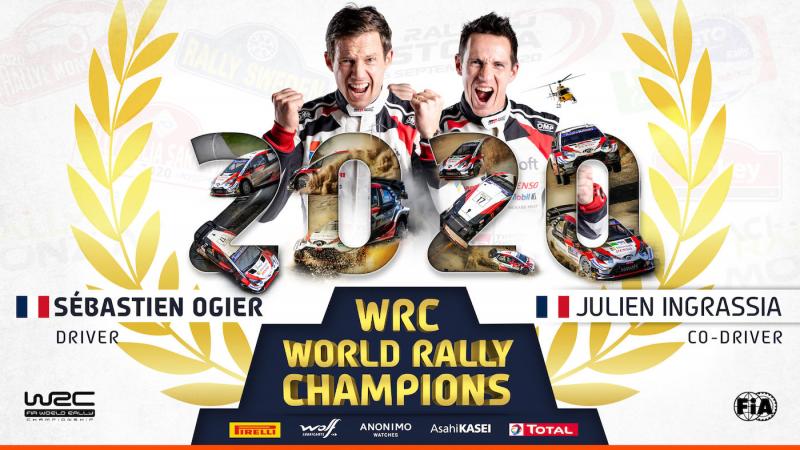 Duet Sebastien Ogier dengan co-pilot Julien Ingrassia, gelar dunia perdana bersama Toyota Yaris. (Foto: wrc)