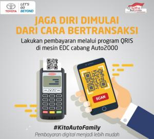 Transaksi Pakai QR Code, Urusan Toyota Jadi Mudah di Auto2000