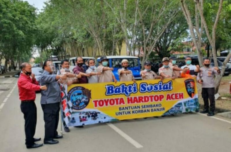 Salut! Gerak Cepat Toyota Hardtop Aceh Kirim Bantuan Banjir ke Lhokseumawe