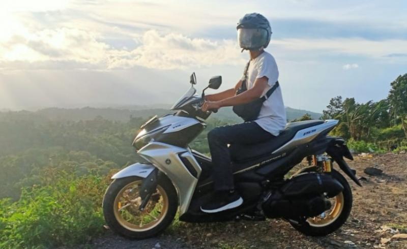 Ivander Rafikasyah Azwar yang penggemar basket memilih All New Aerox untuk motor hariannya