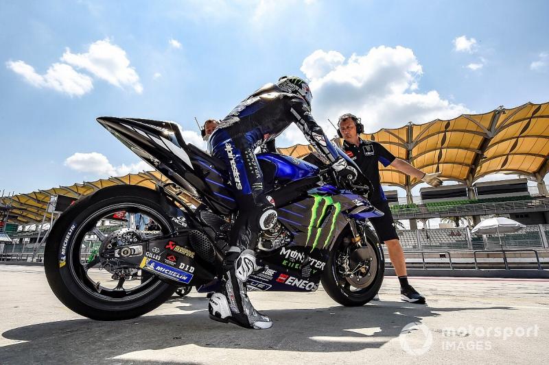 Maverick Vinales (Yamaha) di Sirkuit Sepang. (Foto: motorsport)