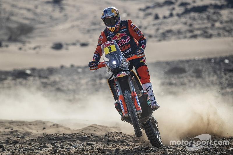 Toby Price (Australia/KTM), memimpin klasemen kelas motor hari pertama Dakar Rally 2021. (Foto: motorsport)