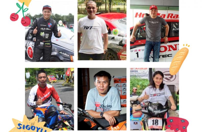 Searah jarum jam dari kiri atas Adwitya Amandio, Rizal Sungkar, Alvin Bahar, Inuk Blazer, Johny Pranata dan Wawan Tembong. (Foto : kolase)