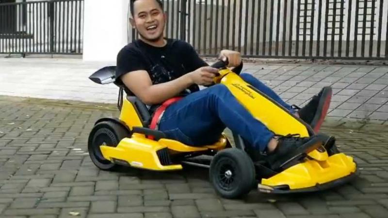 Widihhh, Gilang Juragan99 Boyong Gokart Ikonik Lamborghini ke Jakarta!