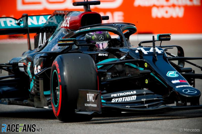 Lewis Hamilton (Inggris/Mercedes) masih sisa hutang dari musim 2020 ke 2021. (Foto: racefans)