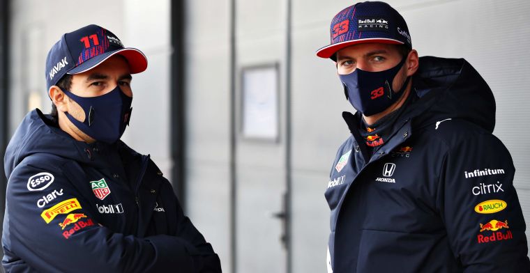 Duet tim Red Bull Sergiio Perez dan Max Verstappen. (Foto: redbullcontentpool)