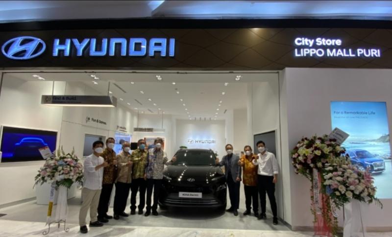 Hyundai City Store yang berlokasi di Lippo Mall Puri, Jl. Puri Indah Raya Blok U 1, Puri Indah CBD, Jakarta Barat