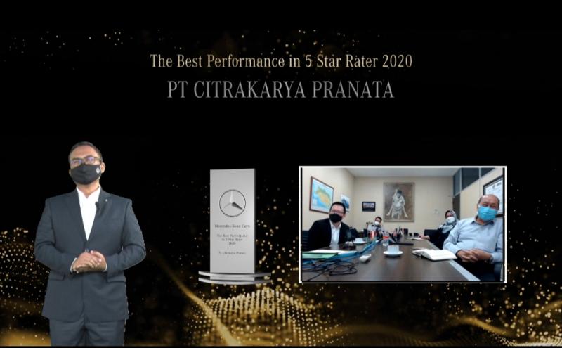 Pengumuman pemenang Mercedes-Benz Dealer of The Year 2020 digelar secara virtual 