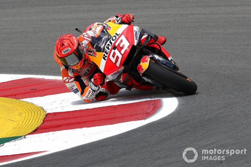 Marc Marquez (Repsol Honda), aksi come backnya memukau. (Foto: motorsport)