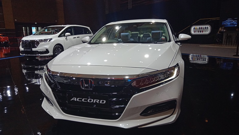 Tampilan elegan dan mewah New Honda Accord pada ajangb IIMS Hybrid 2021 (Mobilinanews)
