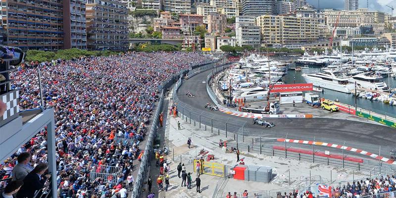 GP Monaco di Monte Carlo yang selalu padat penonton, kini terbuka untuk kapasitas terbatas. (Foto: ist)