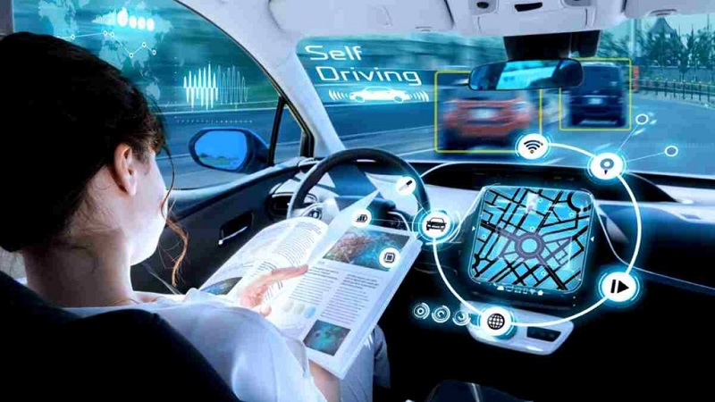 Ilustrasi mobil masa depan dengan teknologi mutakhir dari berbagai perusahaan teknologi