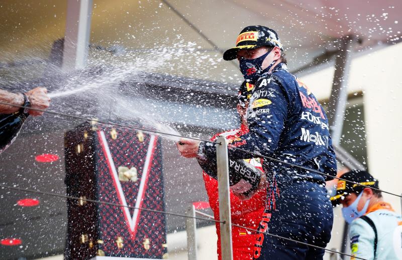 Podium perdana Max Verstappen di Monaco, akankah juga perdana di GP Azerbaijan pekan depan? (Foto: motorsportweek)