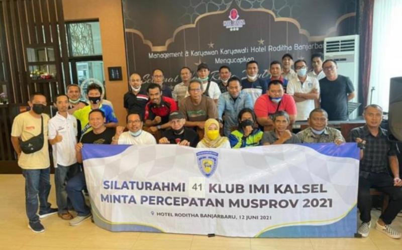 Silaturahmi 41 klub IMI Kalsel di Banjarbaru, Kalimantan Selatan, 12 Juni 2021