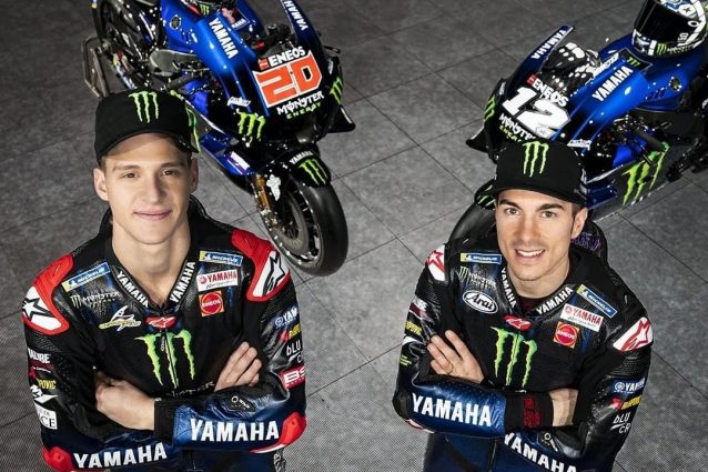Duet Yamaha Fabio Quartararo dan Maverick Vinales, sementara terbaik di MotoGP 2021. (Foto: ist)ik