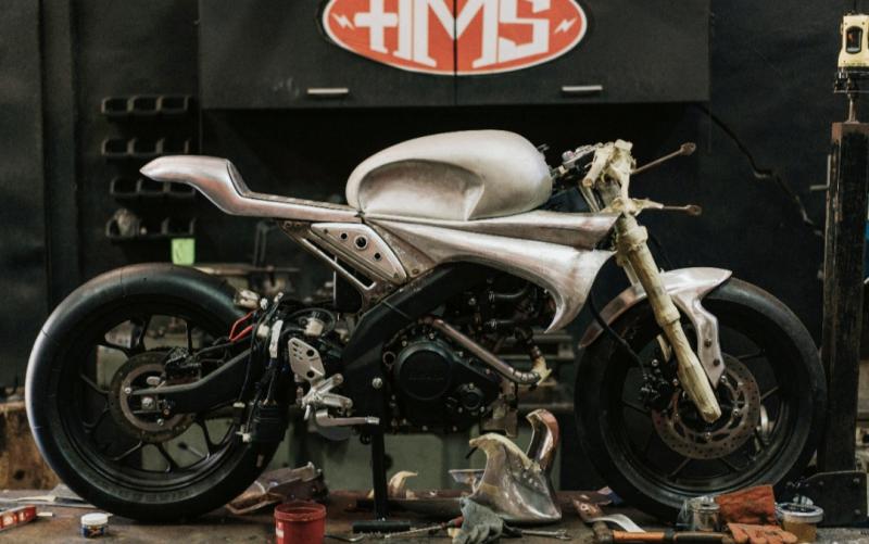 Sang Macan dari Bali kreasi AMS Garage pada Yamaha Yard Built Indonesia
