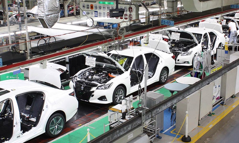 Salah satu pabrik brand raksasa otomotif yang berproduksi di Tiongkok