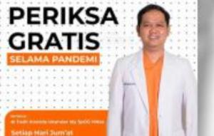 Wow! Dokter Balap Asal Makassar Ini Menggratiskan Pemeriksaan Kandungan, Syaratnya Pake Double Masker!