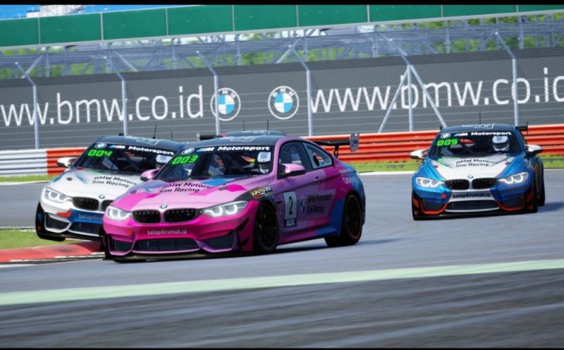 BMW M4 GT4 menjadi official car untuk balapan one make race pada Balap di Rumah 2021 Season 2 