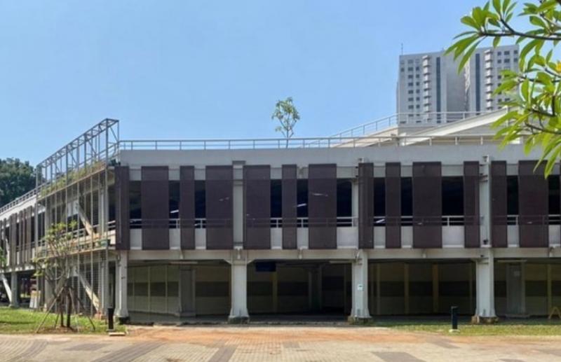 Gedung kantor baru IMI Pusat di kawasan GBK Senayan Jakarta, segera akan diresmikan 10 September 2021