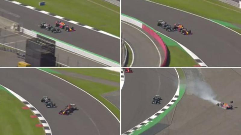 Kronologi insiden Max Verstappen dan Lewis Hamilton di GP Inggris 2021, kini ditinjau ulang FIA. (Foto: thetelegraph)
