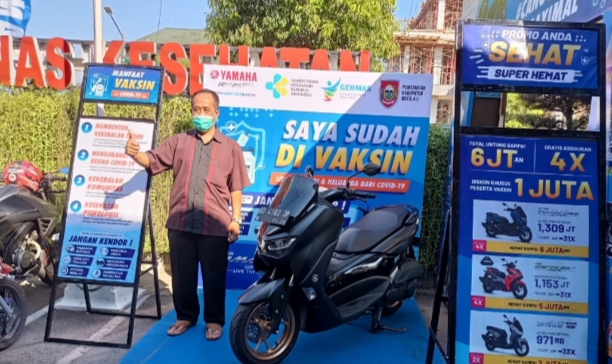 Yamaha Support Pelaksanaan Vaksinasi Covid-19 Masyarakat Jawa Tengah