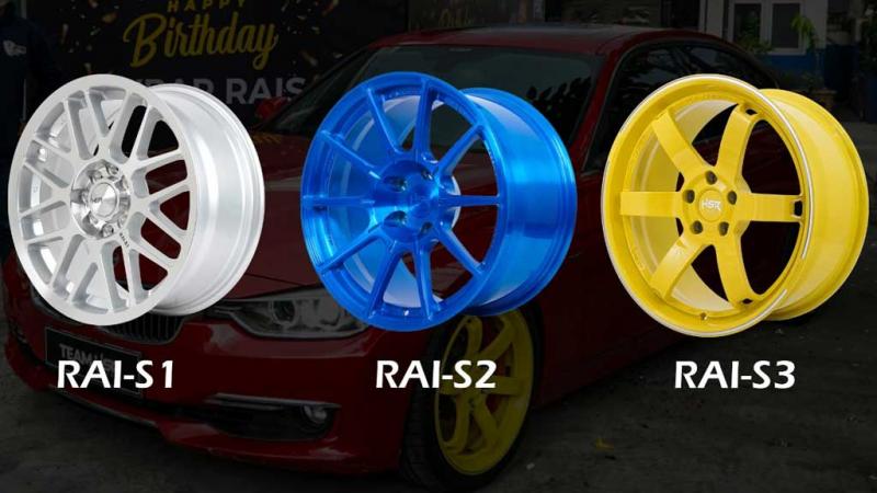 Produk terbaru velg HSR Wheels edisi khusus Akbar Rais