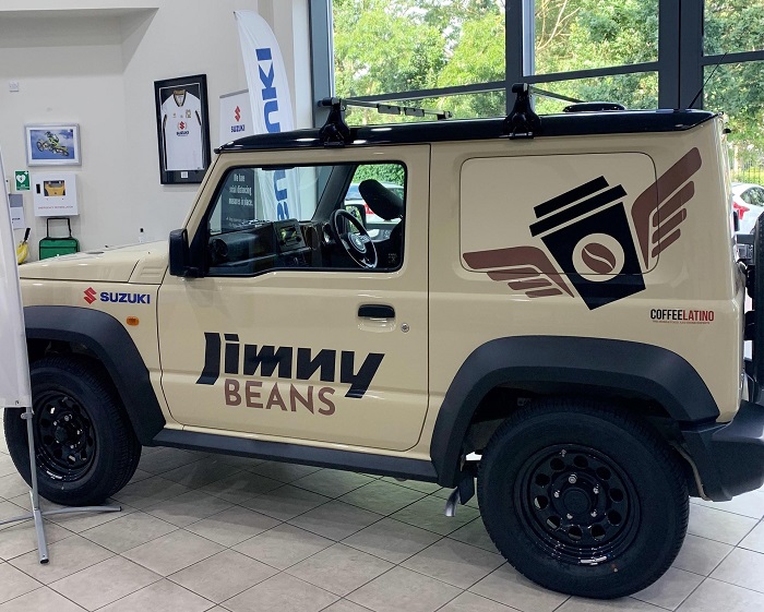 Suzuki Jimny LCV jadi mobil penyedia kopi lengkap dengan pemanas dan alat pembuat kopi