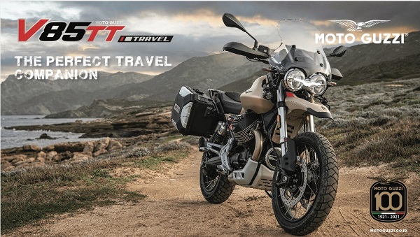 Tampilan gahar motor petualangan Moto Guzzi V85 TT Travel