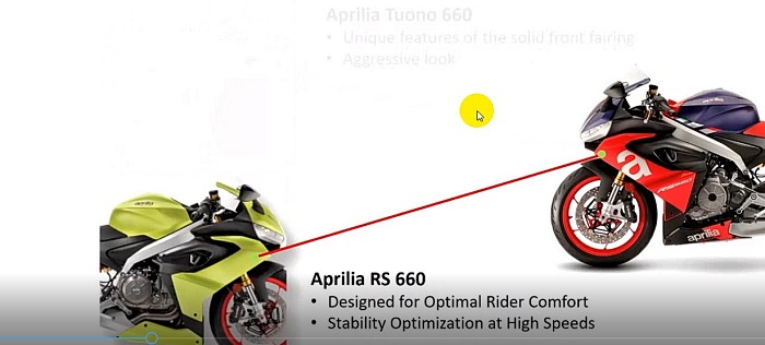 Dua motor baru Aprilia pakai teknologi dual fairing. Adopsi dari model yang digunakan pada motoGP