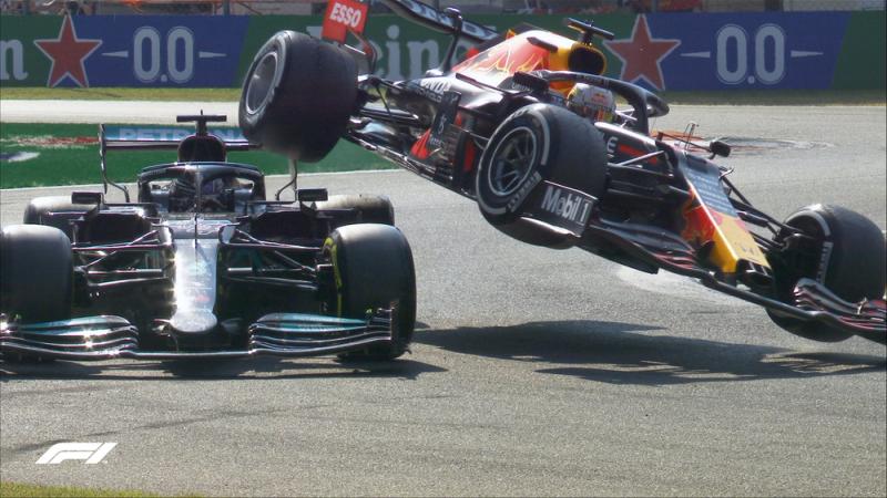 Racing Incident di Sirkuit Monza, bukan tak mungkin masih akan terjadi di race berikutnya.  (Foto: f1)