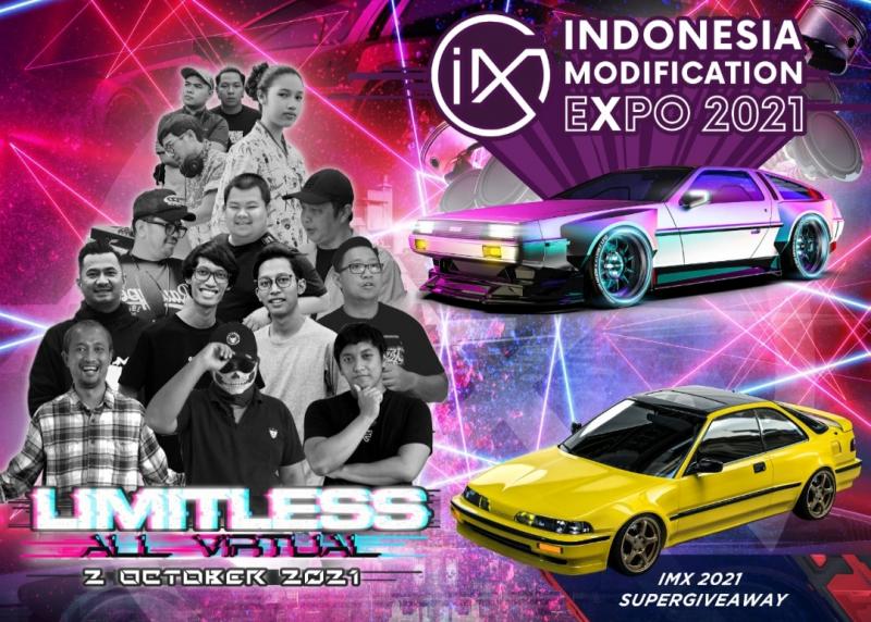 Gelaran Indonesia Modification Expo 2021 Limitless - All Virtual dikemas lebih meriah dan berwarna