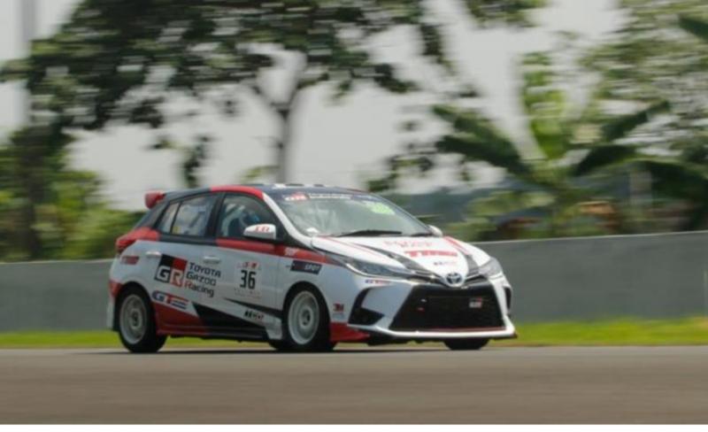 Demas Agil pembalap Toyota Team Indonesia (foto: hf)