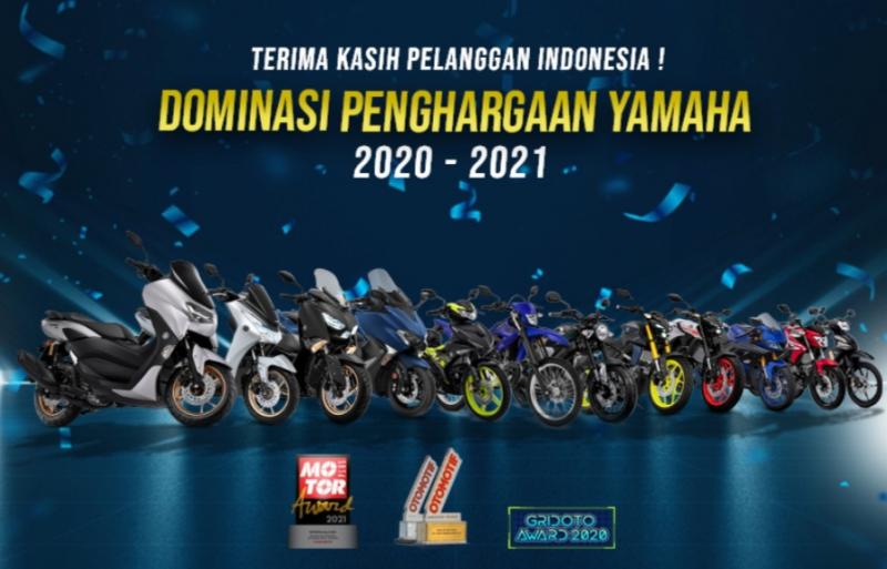 Yamaha pertahankan dominasi di ajang penghargaan bergengsi Motorplus Award 2021