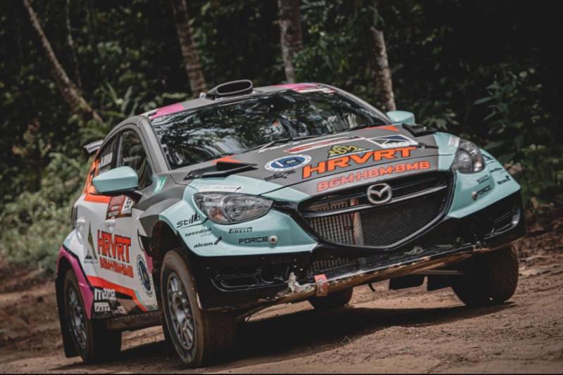 H Rihan Variza Pimpin SS1 Kejurnas Sprint Rally 2021 di Asoka Resort Tanjung Lesung