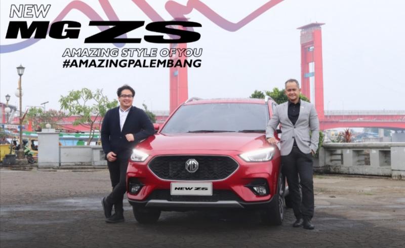 ​Outlet terbaru dan terbesar MG dibuka di Palembang Sumatra Selatan, ada private test drive tracknya