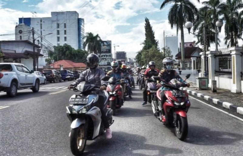 Anniversary ke-4 Aerox 155 Riders Club Indonesia Chapter Bangka, bertekad bangkit di tengah pandemi 