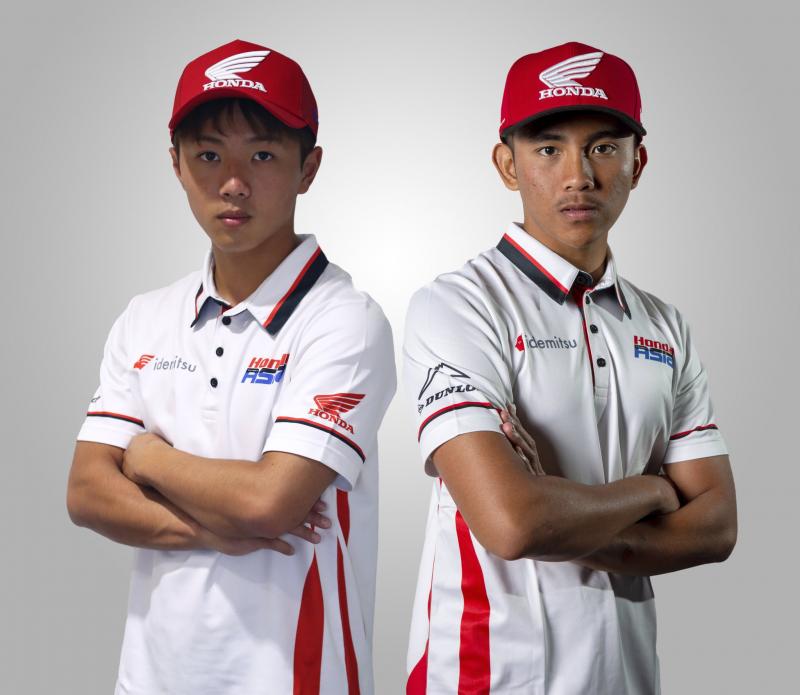 Mario Aji (kanan) dan Taiyo Furusato, akan debut di Moto3 musim 2022. (Foto: ist)