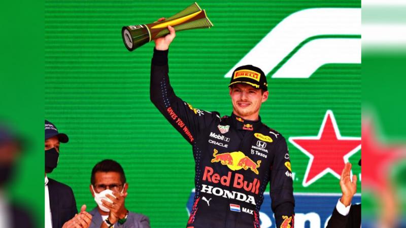 Mobil Lubricants antarkan Max Verstappen Juara di GP Brazil 2021
