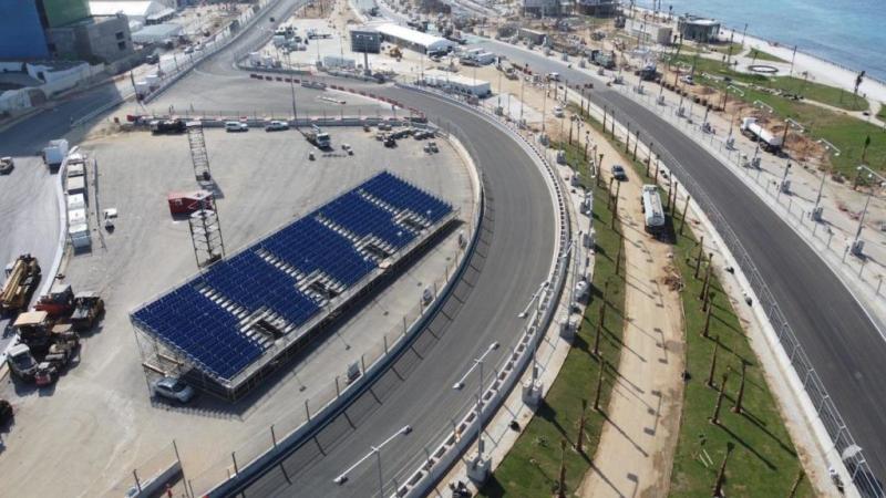 Sirkuit Jeddah di Arab Saudi, kejar peramoungan daam 2 minggu. (Foto: motorsportweek)