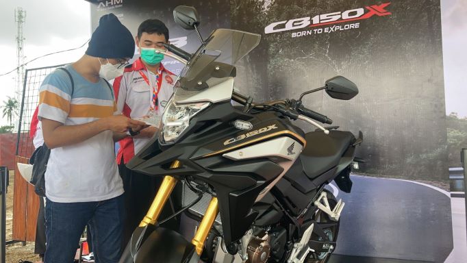 Honda CB150X ikut hadir di Mandalika untuk pecinta motor sport touring di NTB