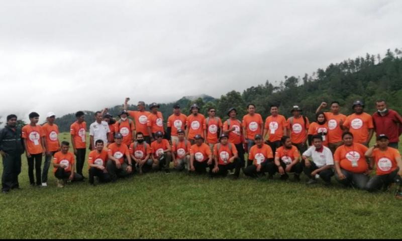 Peserta Pelatihan & Sertifikasi R4 IOF Tahun 2021 di Malino, Sulawesi Selatan. (foto : pen)