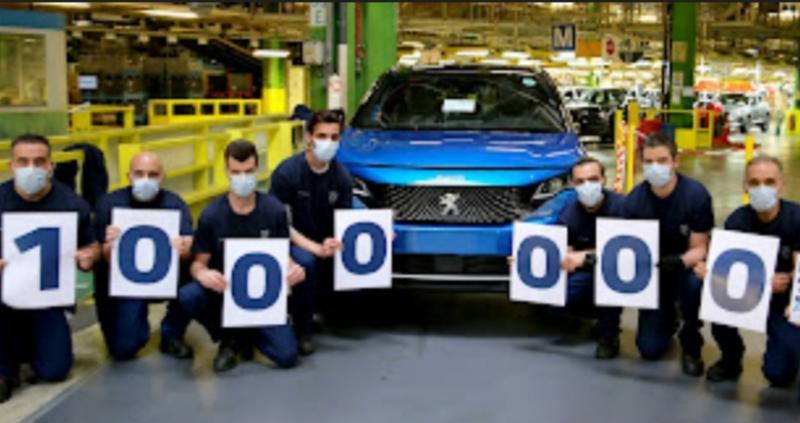 Peugeot 3008 SUV telah mencapai 1 juta produksi di Prancis