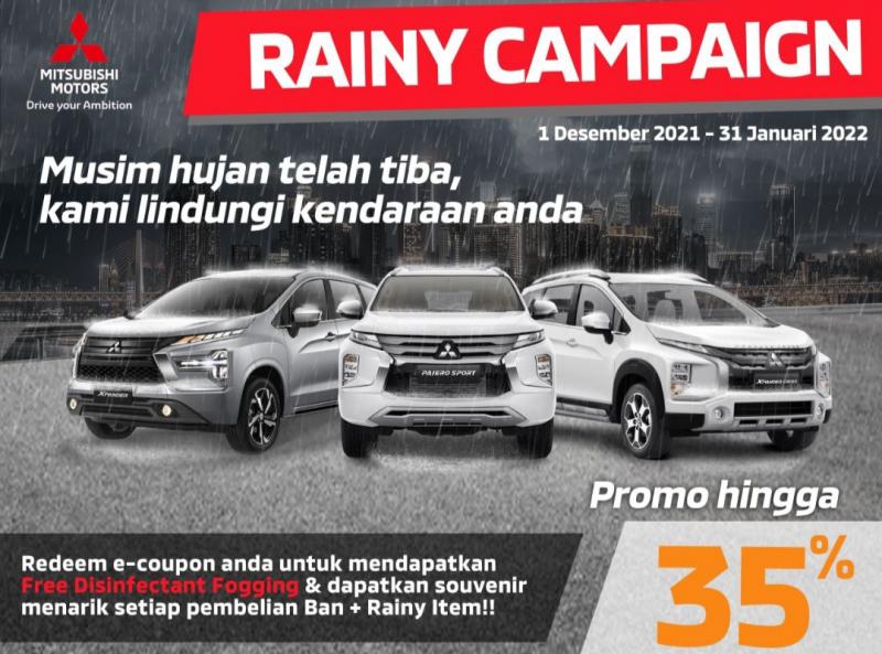 Menghadapi Musim Hujan, Mitsubishi Berikan Program Rainy Campaign Kepada Pelanggan