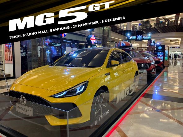 MG 5 GT tampil memukau penggemarnya di kota Bandung, Jawa Barat