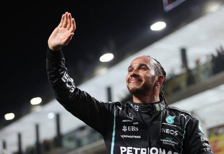 Lewis Hamilton (Inggris/Mercedes) dengan keberuntungan ganda di GP Arab Saudi. (Foto: xpb-f1i)
