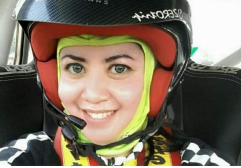 Almarhumah Yuanita Fatma Ayunindya, sangat passionable dengan olahraga slalom