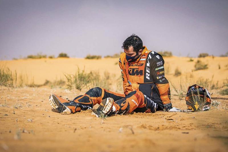 Menderita di beberapa hari pertama Rally Dakar 2022, Danilo Petrucci tak ingin menyerah dan mulai memetik hasil. (Foto: dakar)