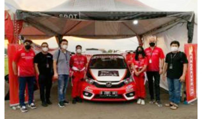 Kolaborasi ENEOS dan tim Honda Racing Indonesia dalam ajang Kejurnas Slalom 2021 di Tanah Air